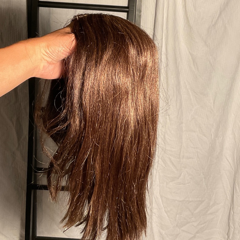 Elegant Chestnut Brown Hair Extension